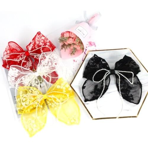 2021 Vintage Black Big Large Velvet Bow Hair Clip For Women Girls Wedding Long Ribbon Korean Hairpins Barrette Hair Accessories