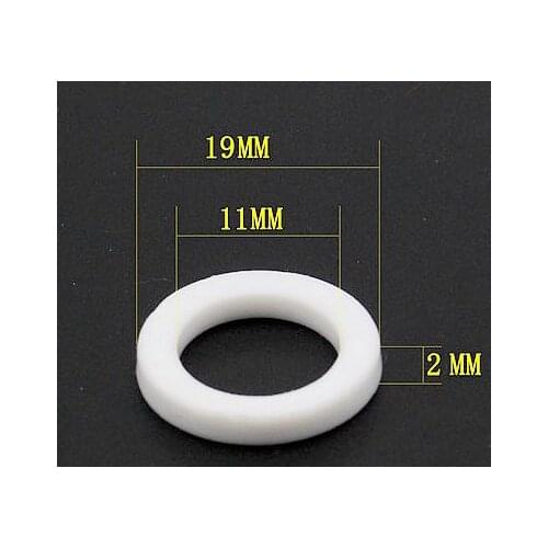 1/2 3/4 1 inch Ptfe gasket polytetrafluoroethylene polytef seal ring dn15 dn20 dn25
