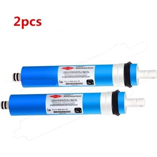 2pcs 75 gpd water filter for Dow Filmtec reverse osmosis membrane BW60-1812-75 f water filter