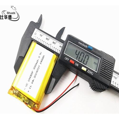 3.7V,3000mAH,104055 Polymer lithium ion / Li-ion battery for TOY,POWER BANK,GPS,mp3,mp4,cell phone,speaker