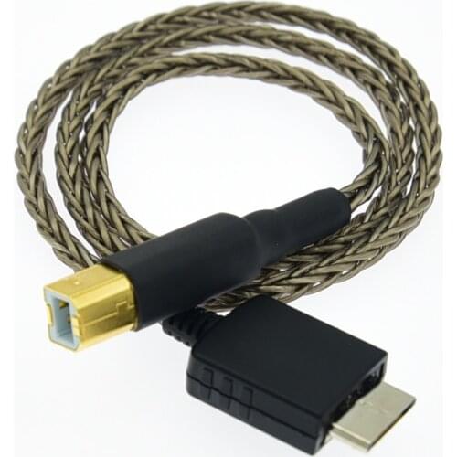 7N OCC Gold Plated 22PIN DOCK WMPORT Walkman To USB B DAC Cable For Desktop Decoder Sony zx300a 300A A55 zx1 zx2 NW WM1A - WM1Z