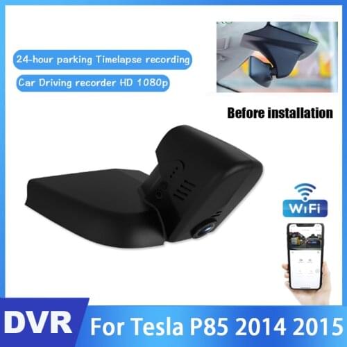 Car DVR Driving Video Recorder Car Front Dash Camera CAM - For Tesla P85 2014 2015 For iPhone Android APP Control Function