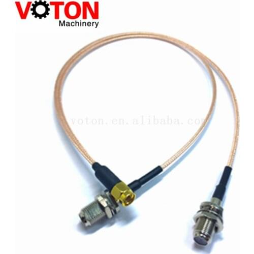Free shipping 5 piece RG316 RF Cable Jumper F Female Jack to RP SMA Male Plug RG316 RF Cable Accessories