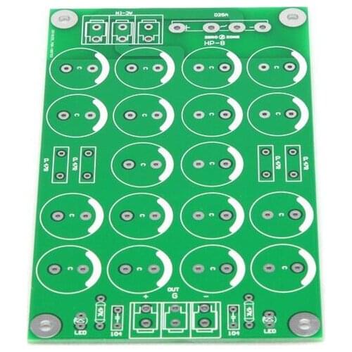 HP-8-18PCS array capacitor filter PCB CRC rectification filter - Class A power amplifier dedicated filter