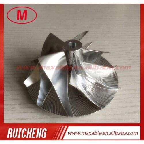 HX35 53.91/78.00mm 5+5 blades 3599649/4035699 high performance turbocharger billet/milling compressor wheel for 998-2002 Ram 25