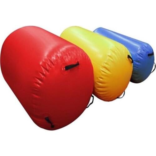 Free shipping 120x60cm AirTrack Inflatable Gymnastics Gym Air Mat Home Gymnastics Exercise Backflip Round Column Tumbling Mat