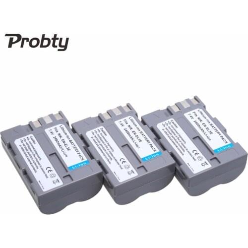 Probty 3pcs New 2400mAh EN-EL3E ENEL3E Digital Camera Batteries for Nikon D300S D300 D100 D200 D700 D70S D80 D90 D50 MH-18A