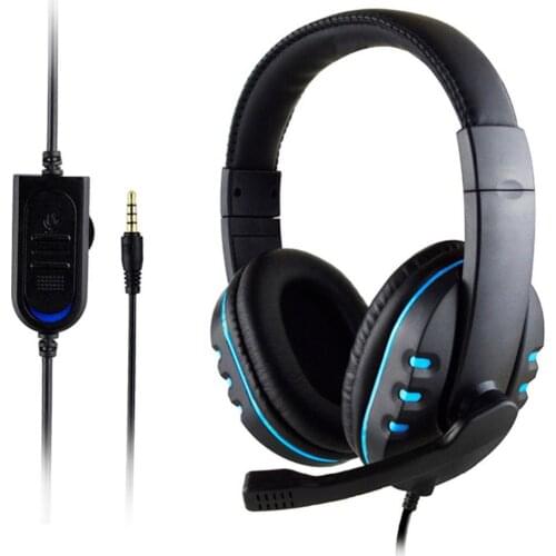 3.5mm Wired Gaming Headset Deep Bass Game Earphone Computer Headset Gamer Headphones With HD Microphone for Xbox-ONE for PS4