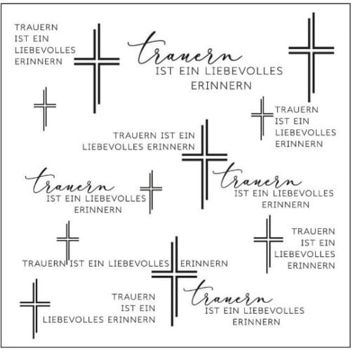 German Words Transparent Clear Silicone Stamp/Seal for DIY scrapbooking/photo album Decorative clear stamp A1085