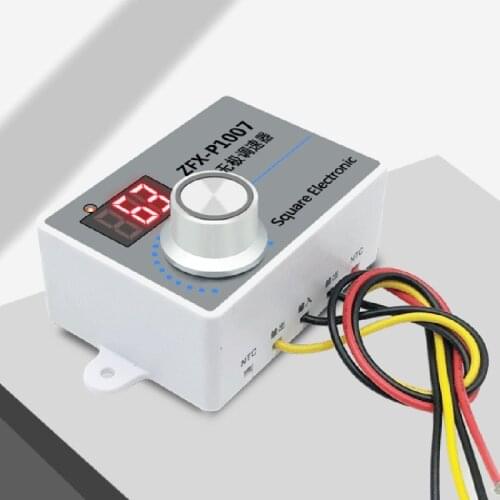 500W Speed Regulator Speed Governor Control Governor Switch AC 220V Stepless Speed Controller for ZFX-P1007