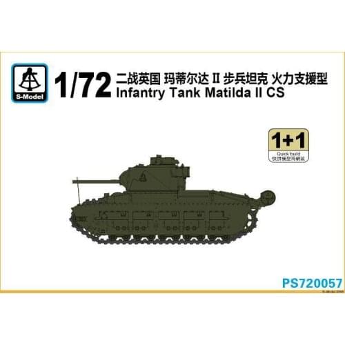 S-model 1/72 PS720057 Infantry Tank Matilda II CS (1+1)