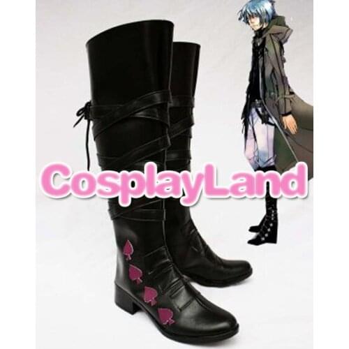 Customize Boots Hitman Reborn D Spade Cosplay Boots Custom Any Size Anime Party Boots