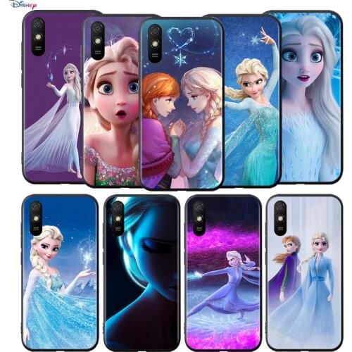 Silicone Cover Beautiful Princess Elsa For Xiaomi Redmi 9T 9 9C 9A 9AT 9i 8 8A 7 6 Pro 7A 6A 5 5A 4X Plus Phone Case