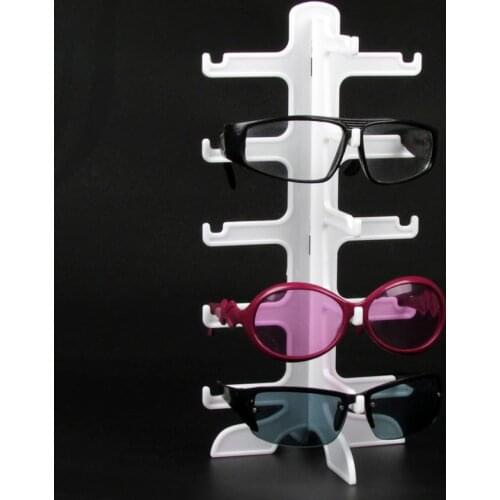 3/4/5/6 Layers SunGlasses Eyeglasses Display Stands Glasses Shelf Holder Frame Jewelry Sunglasses Shelf Organizer Storage Rack