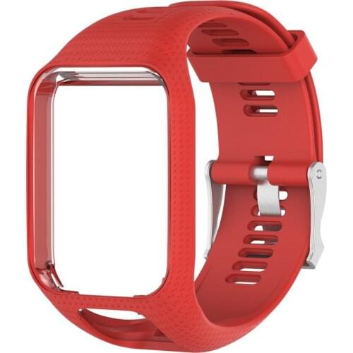 TPE Wristband Strap for TOMTOM Adventurer Runner 2 3 Spark / 3 Glfer 2 GPS Watch Replacement Watchband Strap Bracelet Bands
