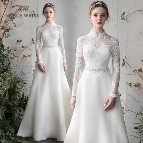 Wedding Dress Floor-Length A-Line Organza Wedding Dresses Vestido De Noiva Simple Wedding Dress