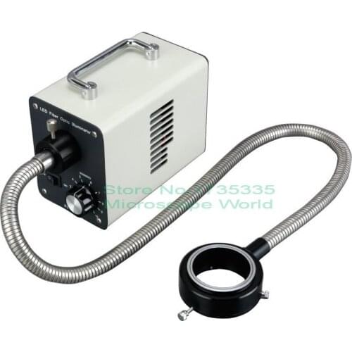 30W LED Fiber Optic O-Ring Light Microscope Illuminator