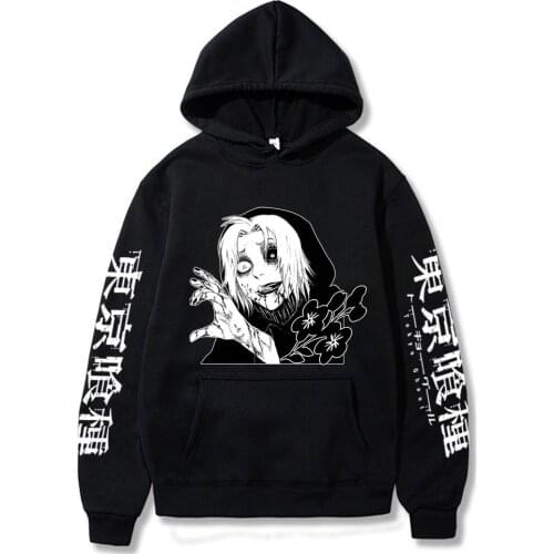 Tokyo Ghoul Hoodies Women/man Harajuku Sweatshirt Streetwear Hoodie Female Pullovers Clothing