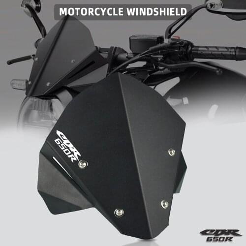 Windshield Windproof Windscreen Deflector For HONDA CBR 650R 2019 CBR 650R 2019 CB650R Neo Sports Cafe 2020 2021 Wind Deflector