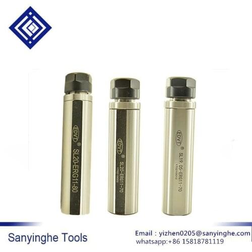 1piece EDVT Straight shank extension CNC lathe telescopic tapping extension rod CNC milling cutter lathe rod tools