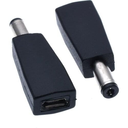 10pcs 5V Tablet Micro usb 2.0 female to DC 5.5x2.1 mm male Power Jack To DC 5.5*2.1 mm Power Connector Adapter 5V