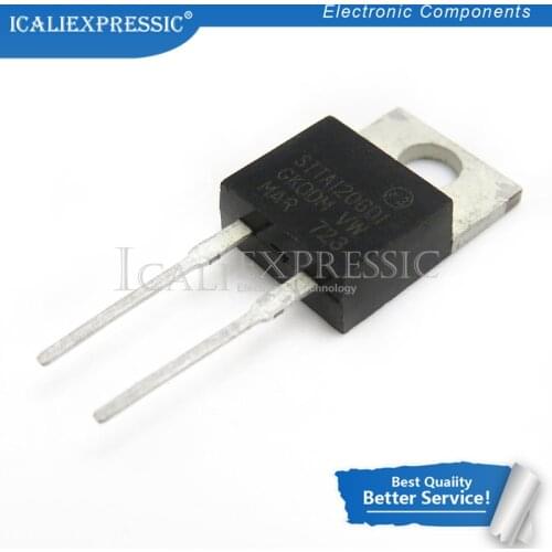 10PCS STTH12R06D STTA1206DI STTA1206D TO-220-2 In Stock