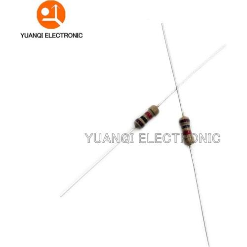 1000pcs 1/4W Carbon Film Resistor 5% 1R ~ 10M 0R 10R 100R 220R 330R 1K 2.2K 3.3K 4.7K 10K 22K 47K 100K 1M 0 10 100 220 330 ohm