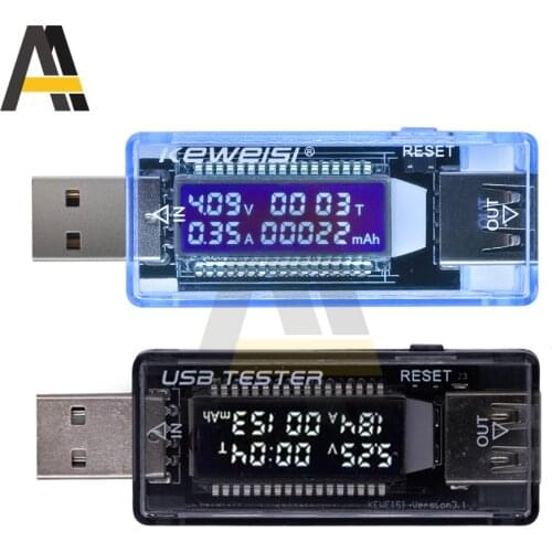 3 in 1USB Voltmeter 3A Ammeter Current 4-20V Voltage Tester LCD Digital Display Power Battery Capacity Tester USB Charge Indicat