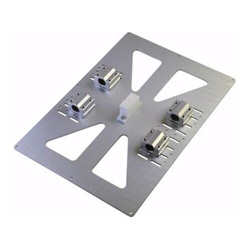 RepRap 3D Printer Prusa i3 Y Carriage Plate Extended Y Carriage Plate for Prusa i3 with Variable Y-Rod Distance 140mm to 170mm