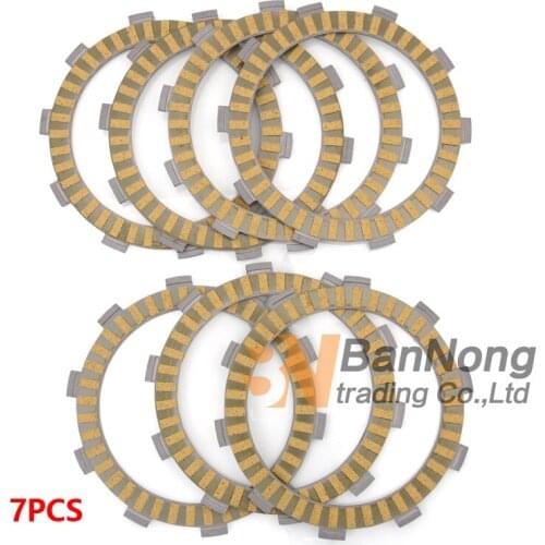 7PCS Motorcycle Paper base Clutch Friction Discs Plates For Yamaha CZD300-A X-MAX 300 Iron Max 2017-2020 YZF-R3 YZF R3 2014-2020