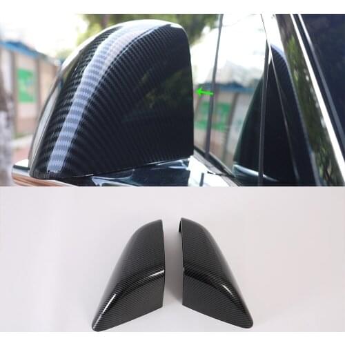 Car Accessories Exterior Decoration ABS Rearview Side Door Mirror Cover Trim For Tesla Model X 2019 Car-styling
