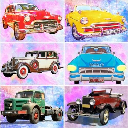 Xaviera 5D Diy Diamond Painting Cartoon Car Full Drill Square Mosaic Embroidery Cross Stitch Picture Handmade Crafts Children