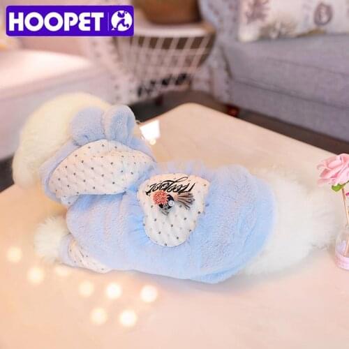 HOOPET Dog Clothes Autumn/Winter Cat Clothes Samll Dog Chihuahua Bulldog Coat Cat Warm Costume