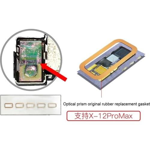 I2C Face ID Repair Optical Lens Original Glue Rubber Replacement Gasket For iPhone X-12 Pro MAX Dot Matrix Projector Repair Tool