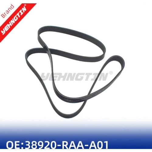 38920-RAA-A01 Air Condition Compressor Ribbed Blet 38920RAAA01 7PK1781 For Honda Accord 2003-2007 CM4 2.0L CM5 2.4L Engine Belt