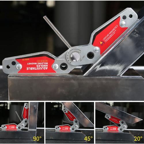 Magnetic Holder Fixator Corner Welding Magnets 20-200 Degree Adjustable Angles Magnetic Clamps Welding Holder WM10