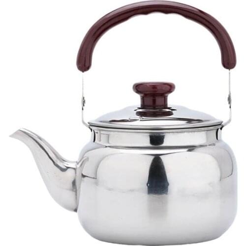 Stainless Steel Teapot Kitchen Tea Kettle Metal Stovetop Tea Pot