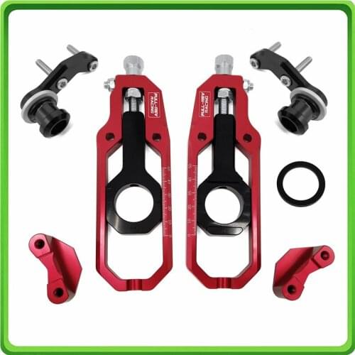Motorcycle Chain Tensioner Adjuster with spool fit for Yamaha R1 YZF-R1 2007 2008 2009 2010 2011 2012 2013 2014 red&black color