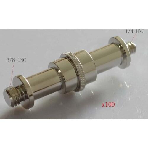 100pcs new 3/8" male to 1/4" male Convert Screw Adapter for tripod camera 5D2 ( pack of 100)