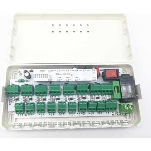 Wired Central Control Box For Underfloor Heating System Connected Pump Boiler 8 Thermostats 8 Actuators 220V