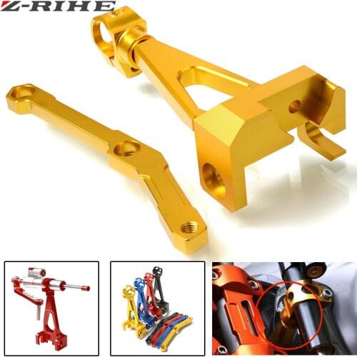 Motorcycle Adjustable Steering Stabilize Damper bracket Mount kit For yamaha MT 09 MT09 FZ09 FZ-09 2013-2015 2016 13 14 15 16