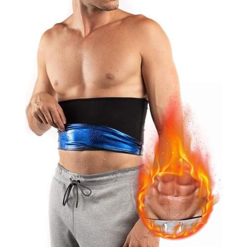 Unisex Men Sauna Shaper Belt Thermo Body Shapewear Women Slimming Girdle Workout Waist Trainer Corset Gym Abdomen Fat Burning