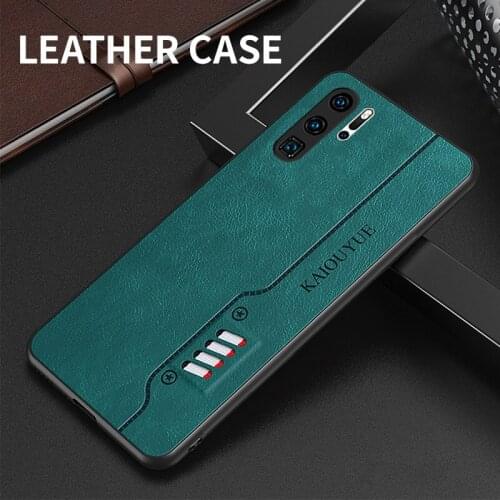 Luxury Fashion Full Protection Shockproof Silicone Soft PU Leather Phone Case For Huawei P30 P40 Pro Plus Cover Fundas Coque
