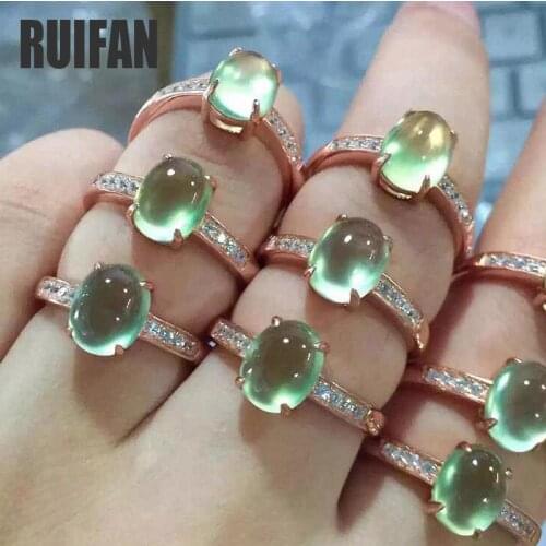Ruifan Rings With Semi-precious Stones