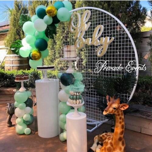 Wedding decoration Iron circle mesh arch Ring wedding background mesh a wreath shelf for party & A ring frame for balloon