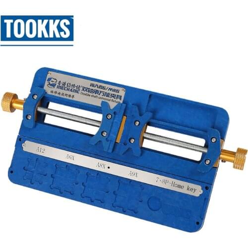 MECHANIC Double Shaft Universal Motherboard Fixture IC Chip Motherboard Jig Board Maintenance Repair Platform for Mobile Phones