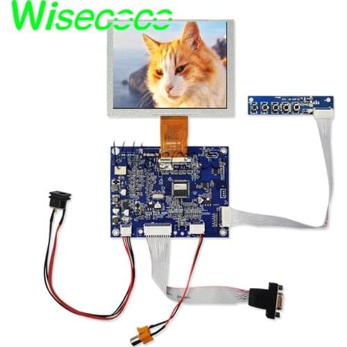 ZJ050NA-08C LCD Screen 5 Inch 640x480 Display Panel With VGA AV LCD Control Board KYV-N2 V6