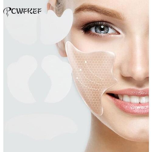 1/2PCS Forehead Line Removal Anti-wrinkle Stickers Frown Lines Treatment Anti-aging Lifting Mask Moisturizng Patch Skin Care