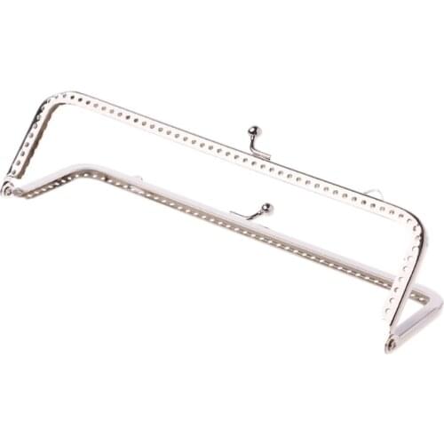 1PC Square Metal Frame Kiss Clasp For Handle Bag Purse Accessories DIY 18cm