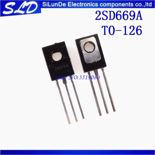 20pcs/lot 2SD669A D669A D669 TO-126 new and Original in stock